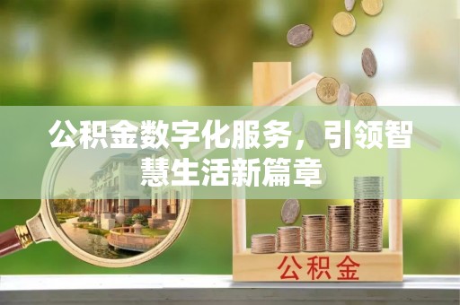 麻阳公积金数字化服务，引领智慧生活新篇章
