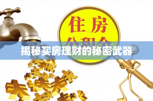 麻阳揭秘买房理财的秘密武器