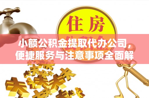 麻阳小额公积金提取代办公司，便捷服务与注意事项全面解析