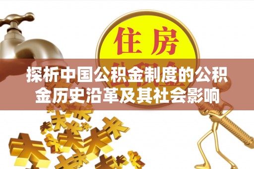 麻阳探析中国公积金制度的公积金历史沿革及其社会影响