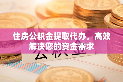 麻阳住房公积金提取代办，高效解决您的资金需求
