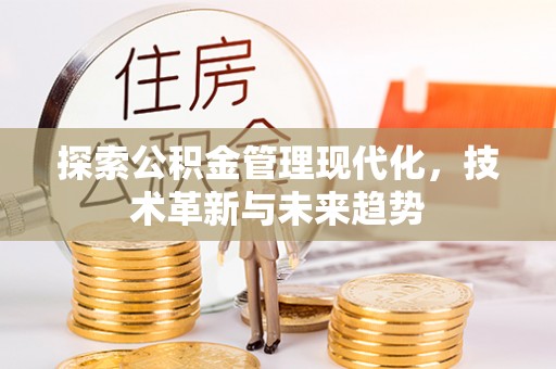 麻阳探索公积金管理现代化，技术革新与未来趋势