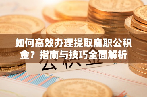 麻阳如何高效办理提取离职公积金？指南与技巧全面解析