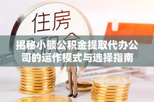 麻阳揭秘小额公积金提取代办公司的运作模式与选择指南
