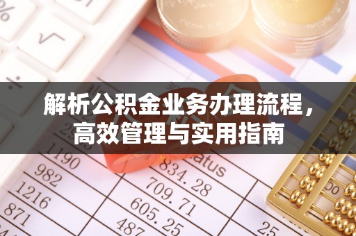 麻阳解析公积金业务办理流程，高效管理与实用指南