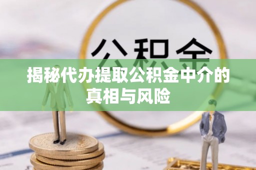 麻阳揭秘代办提取公积金中介的真相与风险