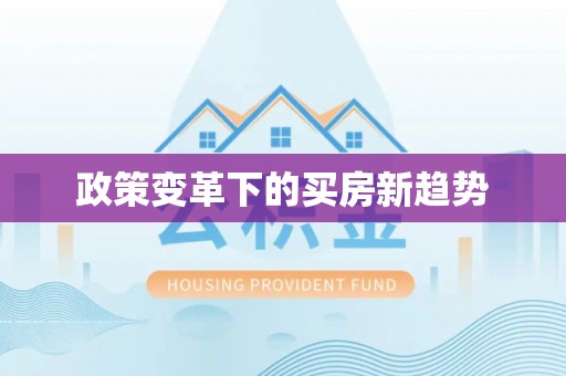 麻阳政策变革下的买房新趋势