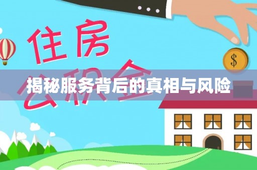麻阳揭秘服务背后的真相与风险