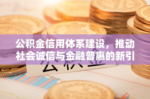 麻阳公积金信用体系建设，推动社会诚信与金融普惠的新引擎