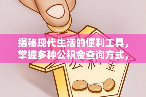 麻阳揭秘现代生活的便利工具，掌握多种公积金查询方式，让财富管理更轻松