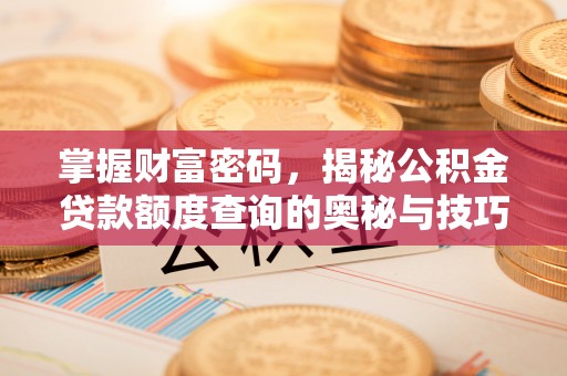 麻阳掌握财富密码，揭秘公积金贷款额度查询的奥秘与技巧