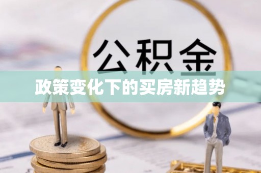麻阳政策变化下的买房新趋势
