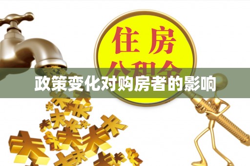 麻阳政策变化对购房者的影响