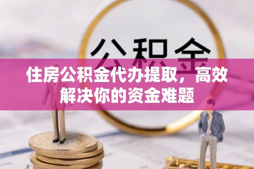 麻阳住房公积金代办提取，高效解决你的资金难题