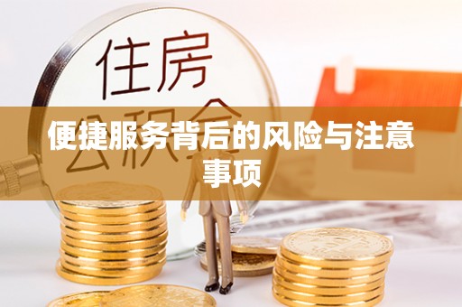 麻阳便捷服务背后的风险与注意事项