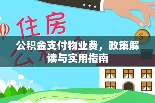 麻阳公积金支付物业费，政策解读与实用指南