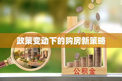 麻阳政策变动下的购房新策略